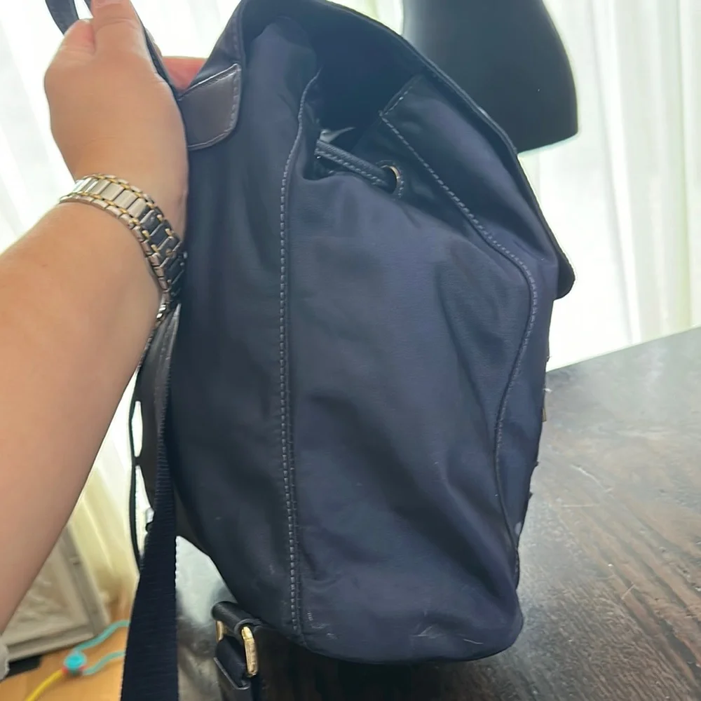 Tory Burch Blue Backpack